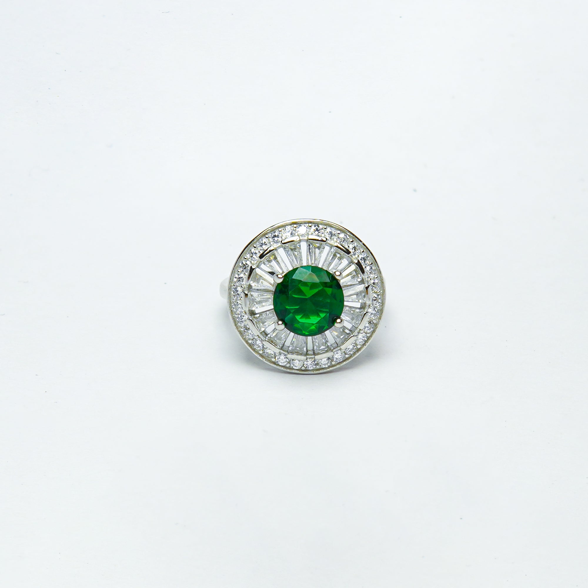 Spring Awakening SIlver Cocktail RIng