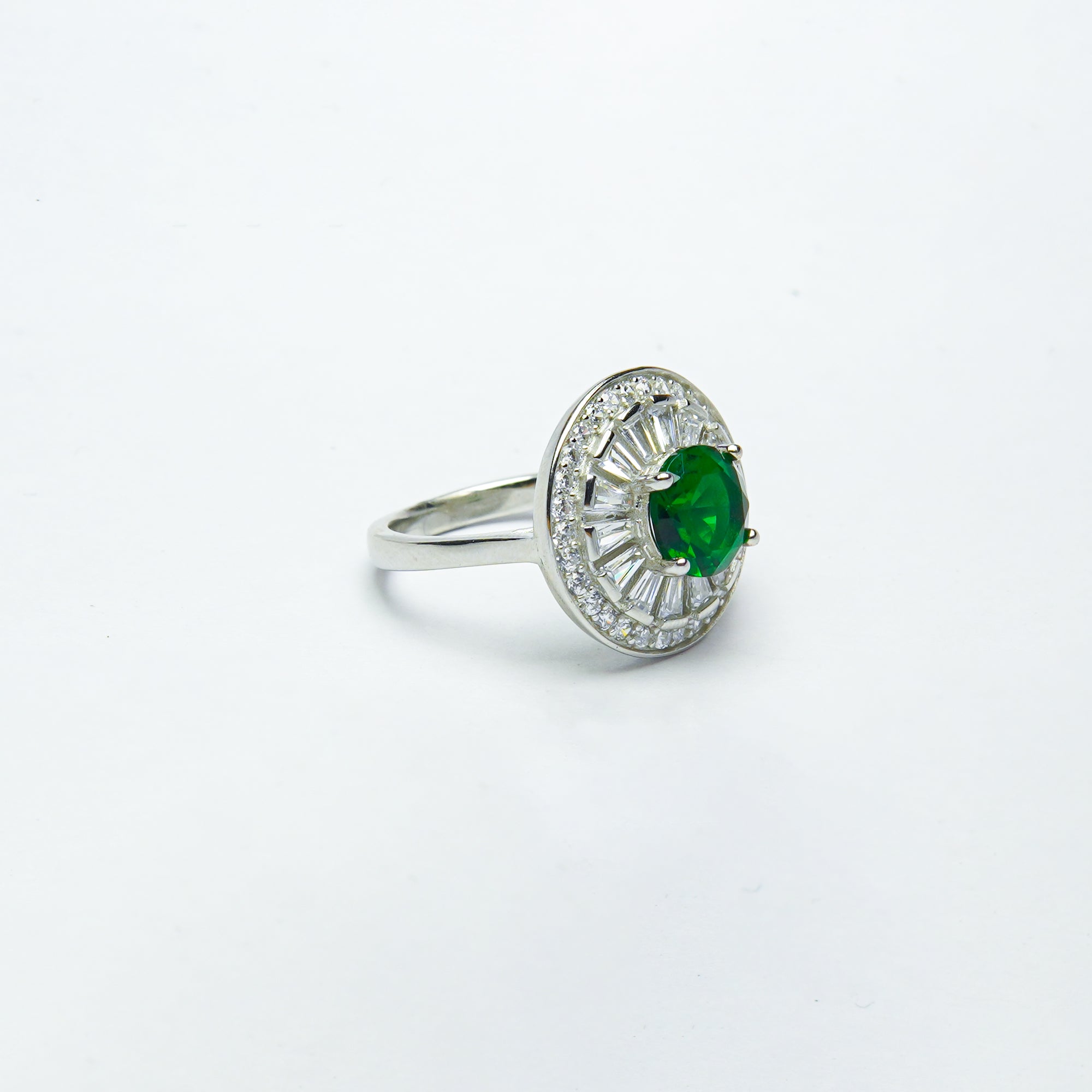 Spring Awakening SIlver Cocktail RIng