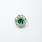 Forest Zephyr Silver Cocktail ring