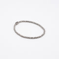 Silver Cutting ball Strechable Bracelet