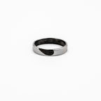 Silver Heart Couple Bands