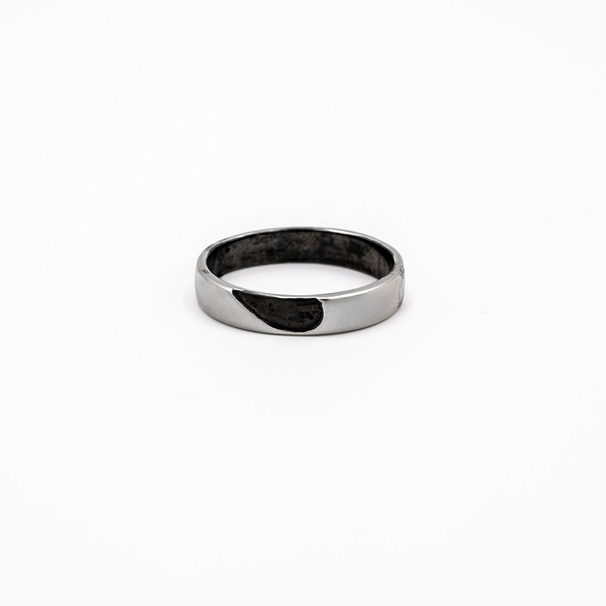 Silver Heart Couple Bands