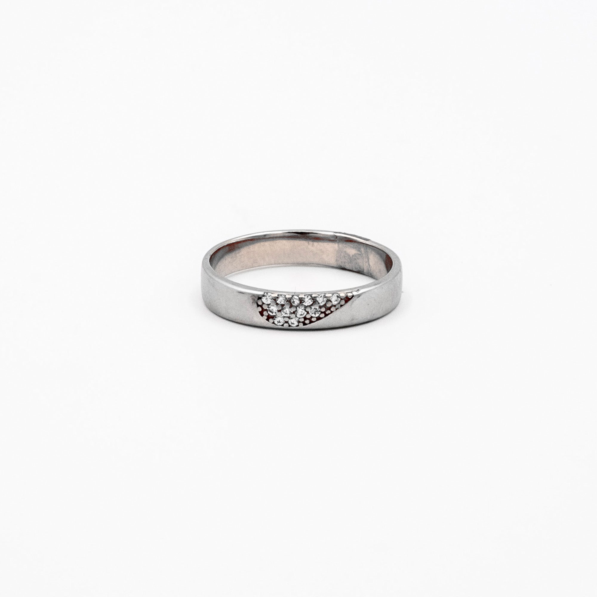 Silver Heart Couple Bands