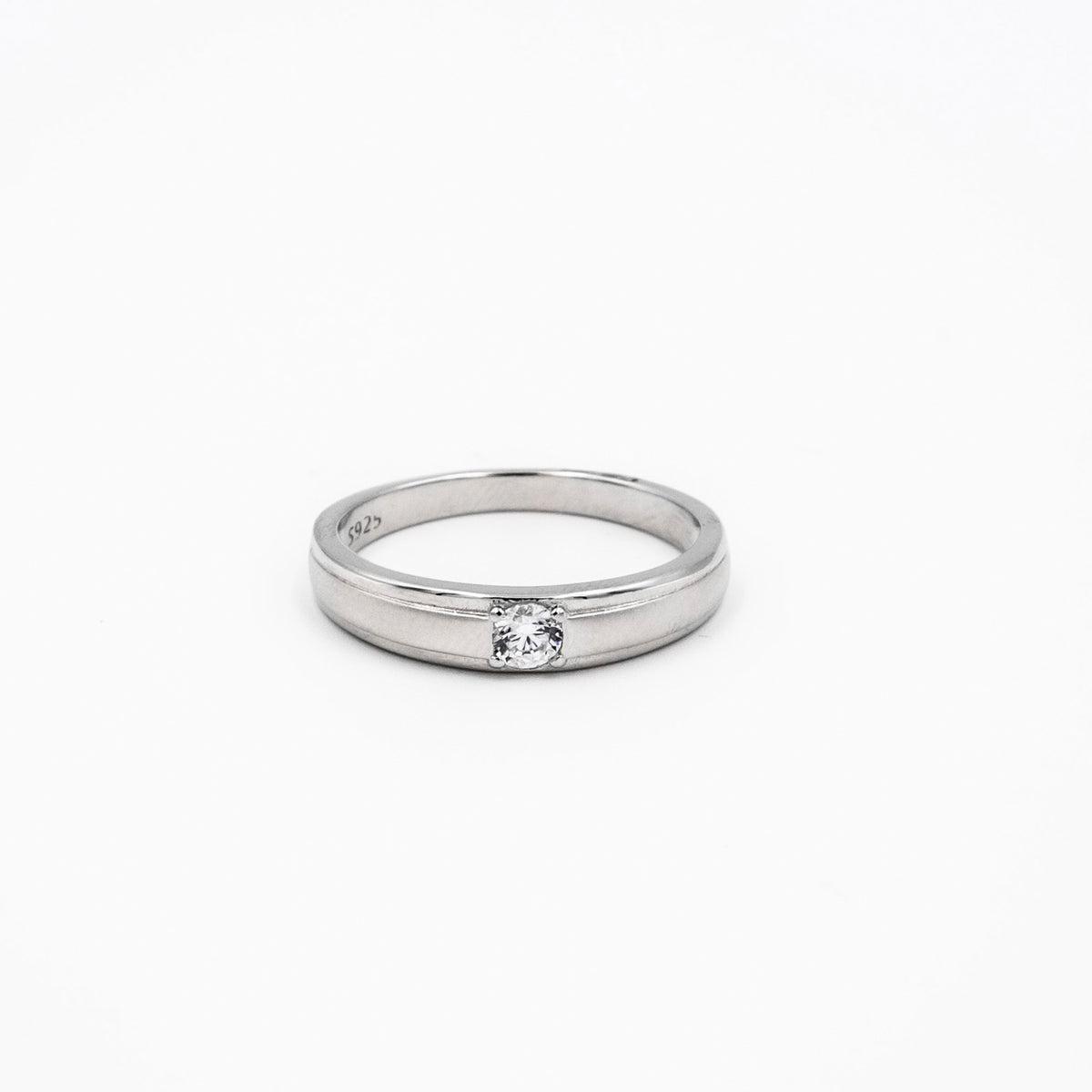 Silver Linear Band
