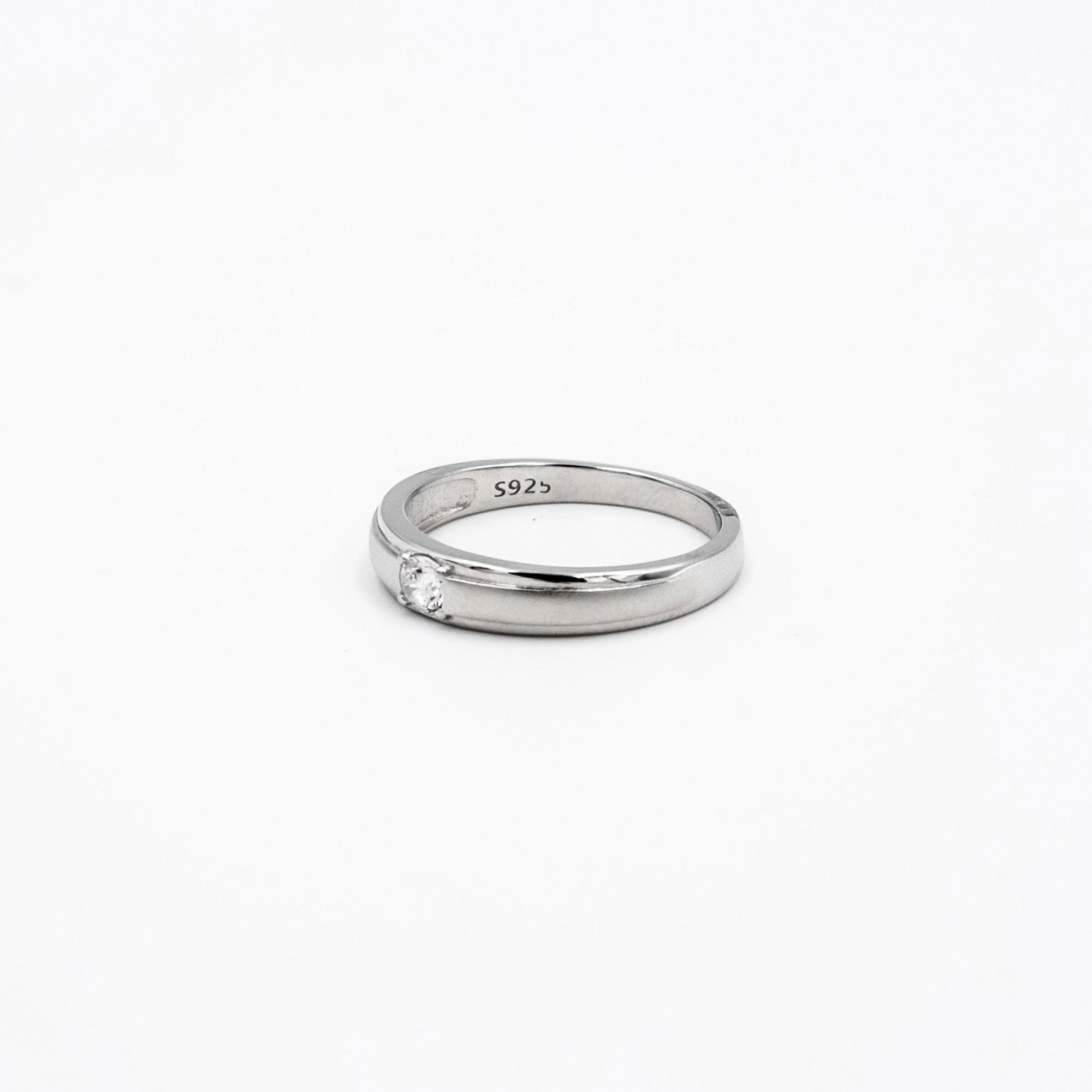Silver Linear Band