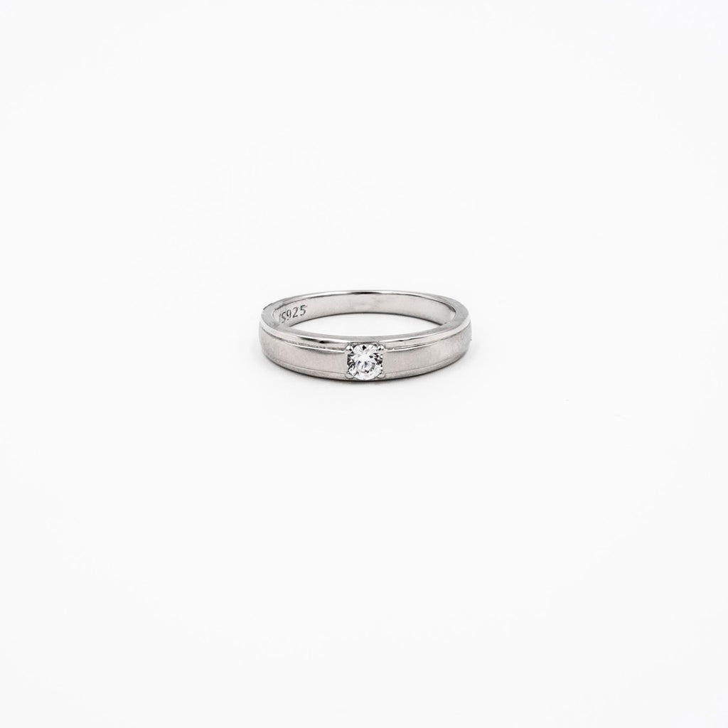 Silver Linear Band