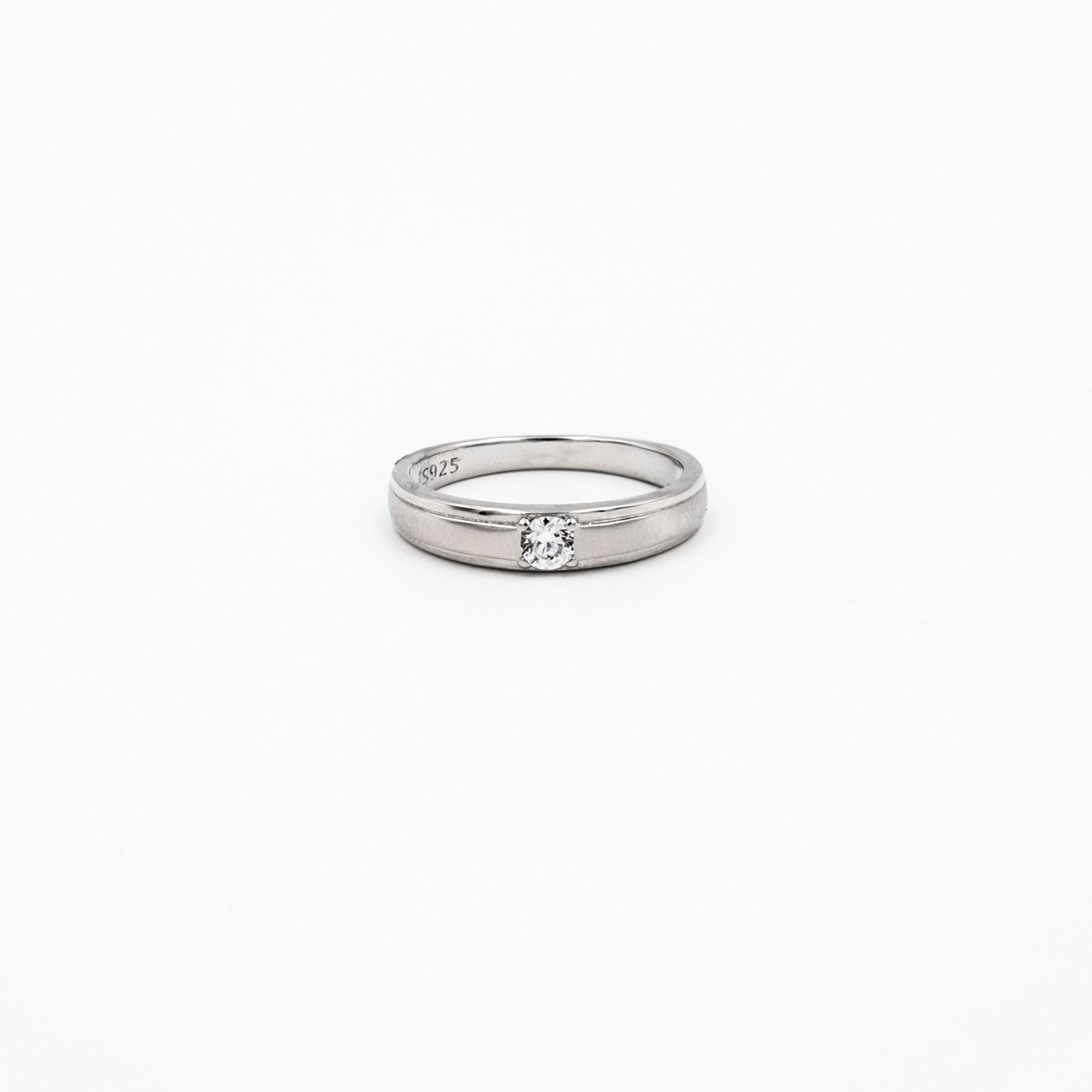 Silver Linear Band