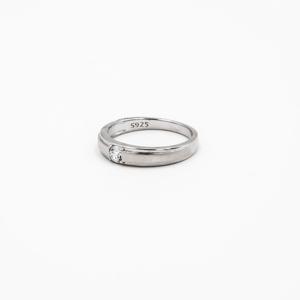Silver Linear Band