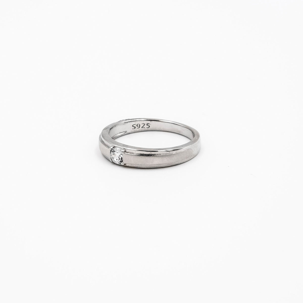 Silver Linear Band