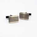 Silver Matte Cufflinks
