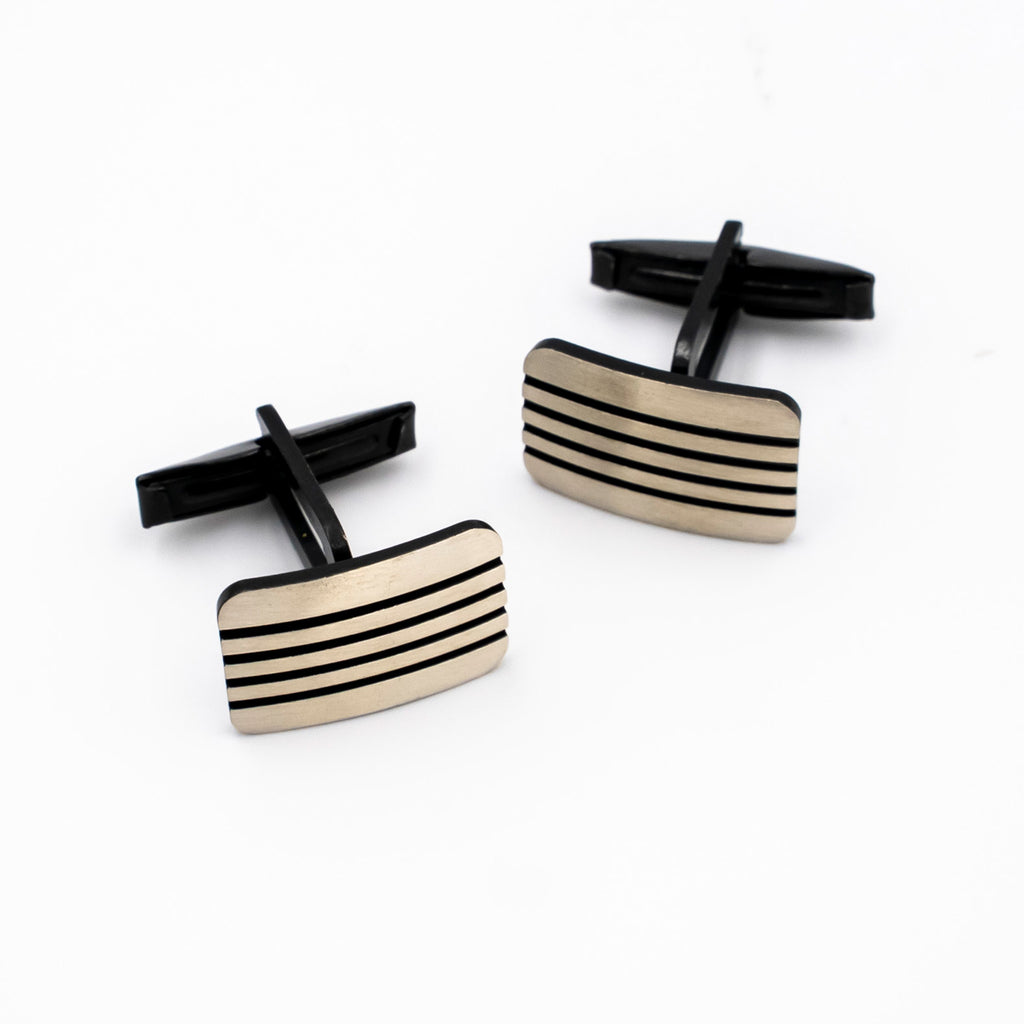 Silver Matte Cufflinks