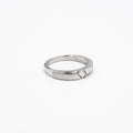 Silver Velvet Edge Ring