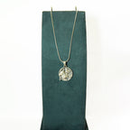 Silver God Shiva and Nandi Medallion Pendant