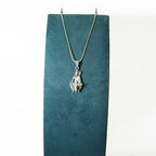 Silver Shiv-ji on Nandi Oxidised Pendant