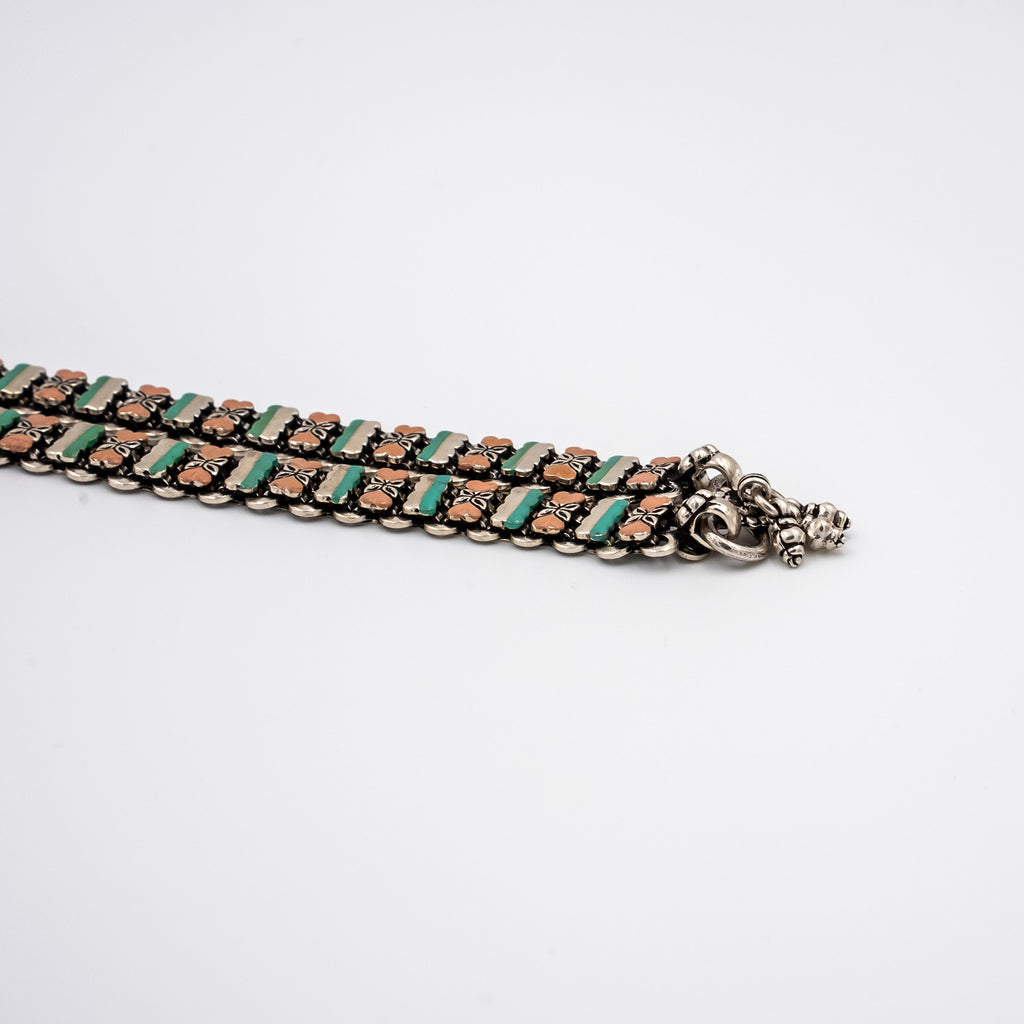 The Marwar-Mayoor Silver Payal