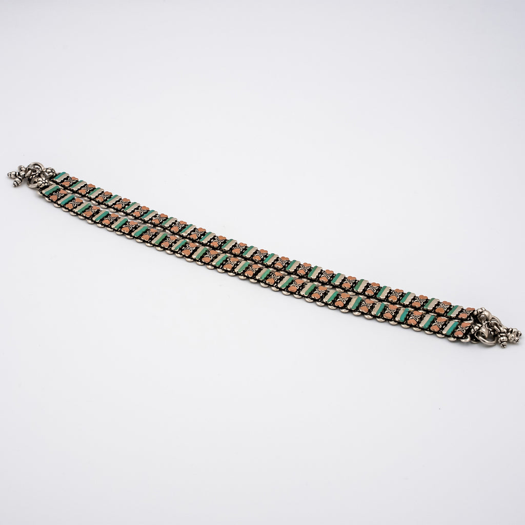 The Marwar-Mayoor Silver Payal