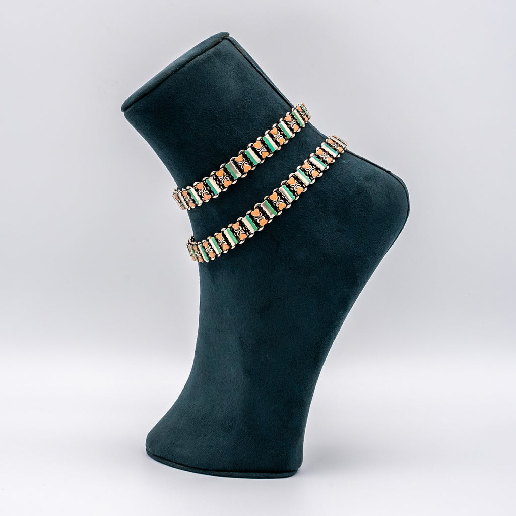 The Marwar-Mayoor Silver Payal