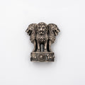 The Silver Lion Capital Brooch