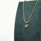 Silver Swan Pavé Pendant
